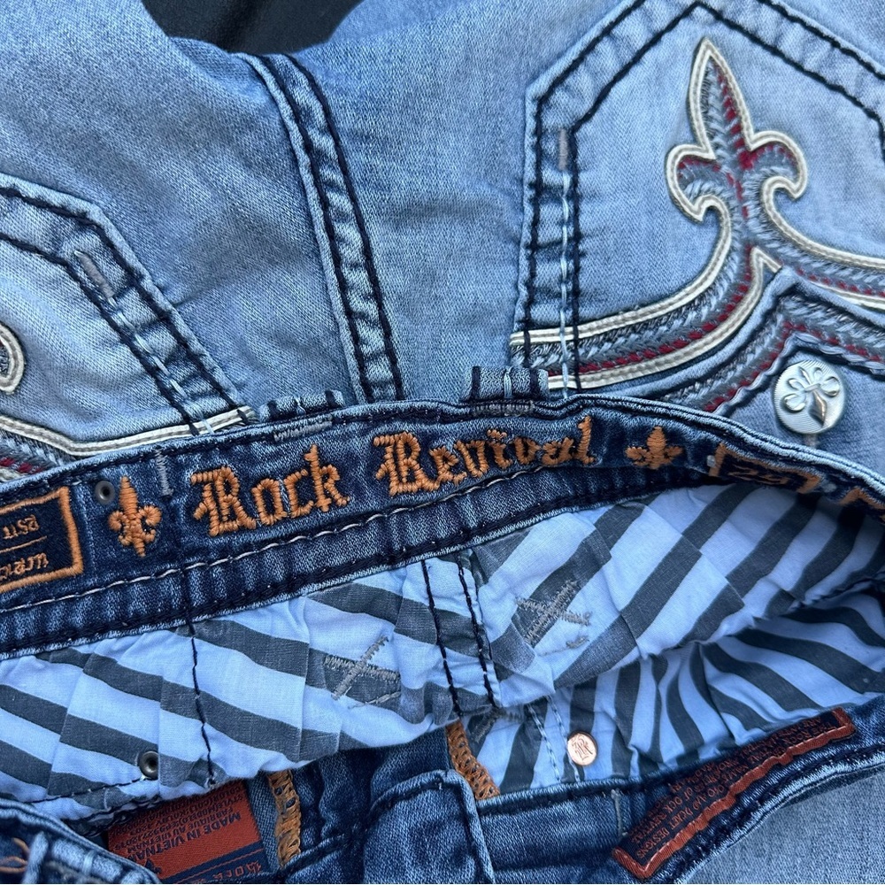 Rock Revival Kolby Straight Leg Jeans Size 29 - Picture 12 of 12